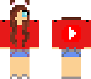 fixed youtube girl skin