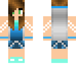 awesome blue popular sporty girl