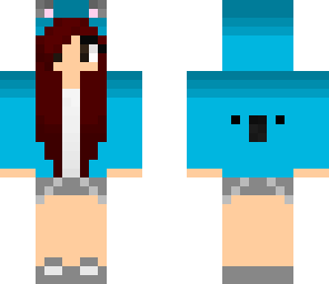 teal fox girl