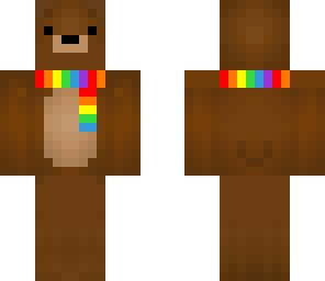 bear with scarf