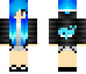 cute blue girl