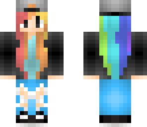 rainbow hair tomboy