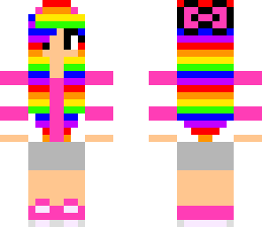 rainbow hair gurl