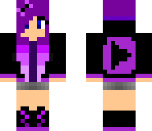 purple youtube girl