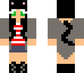 girl with cat ears