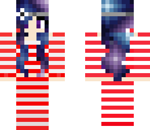 candycane long sleeve and galaxy hair