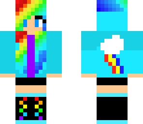 rainbow dash girl