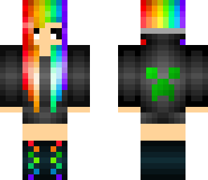 rainbow girl