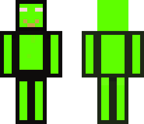 green herobrine robot