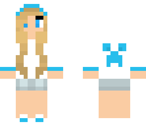blue hoodie girl