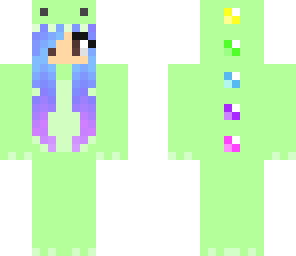 rainbow scaled dinosaur suit