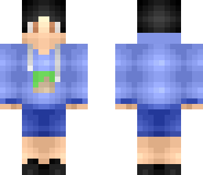 blue hoodie boy