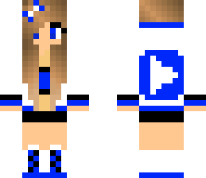 blue youtube girl