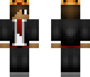 king teen with suit