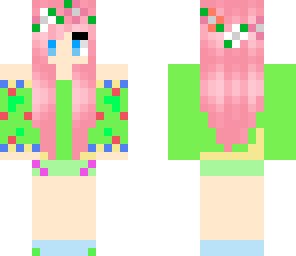 pretty pink cherry girl