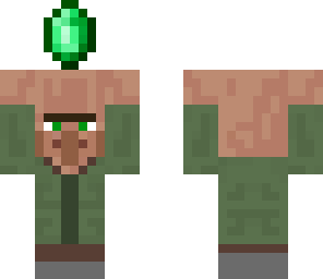 villager with emerald