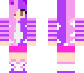pink and purple girl
