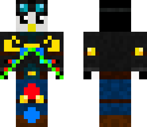awesome diamond mincart penguin