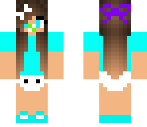 blue baby neon girl