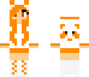 orange panda girl