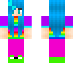 rainbow girl
