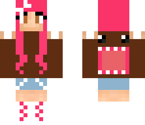 pink domo girl