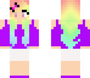 cute rainbow pastel girl