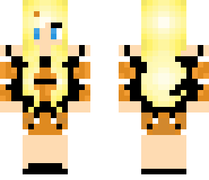orange tiger girl