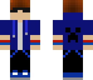 blue creeper hoddie