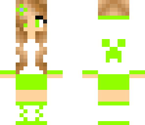 light green girl teen