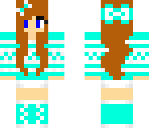 snowy sweater girl