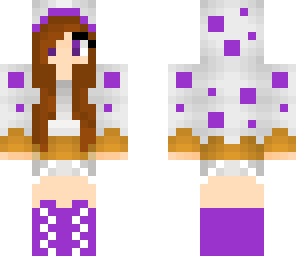 purple cake girl