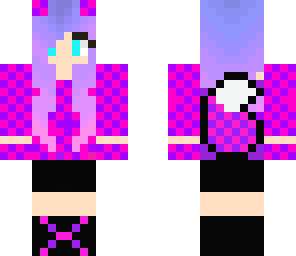 wolf girl with headphones
