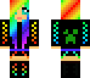rainbow girl
