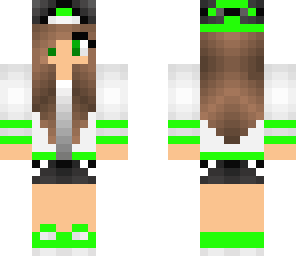 cool green girl