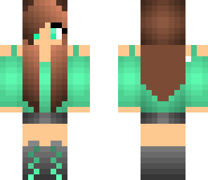 cute teal girl