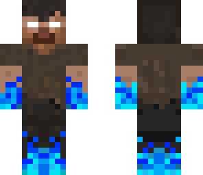 blue fire herobrine