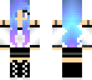 purpley and bluey girl