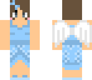 blue summer dress