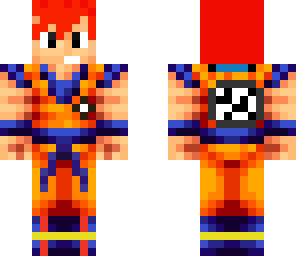 red hair goku