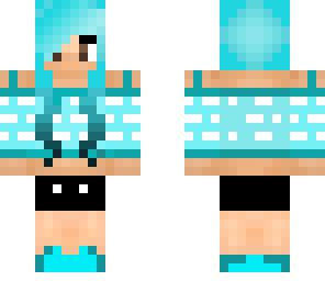 blue summer girl