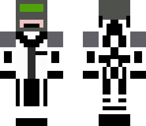 black white suit