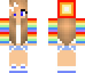 rainbow girl