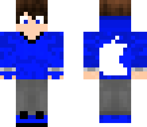 cool minecraft apple man