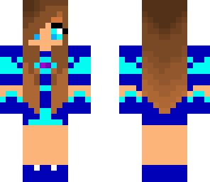 blue skydoesminecraft girl