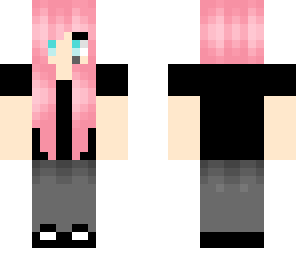 pink haired gamer girl