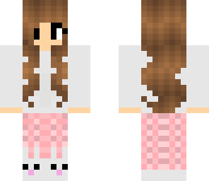 cute bunny girl with pj's