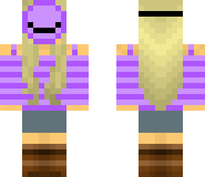 purple cry girl
