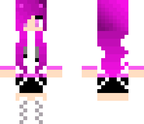 cotton candy hair hoodie