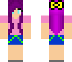 plum purple girl